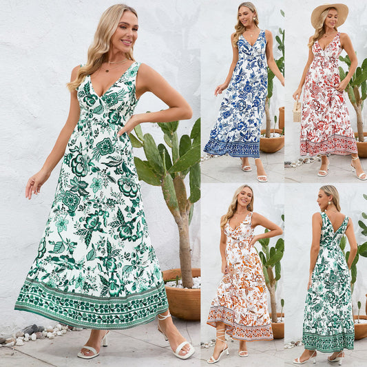 Amelie Floral Maxi Dress